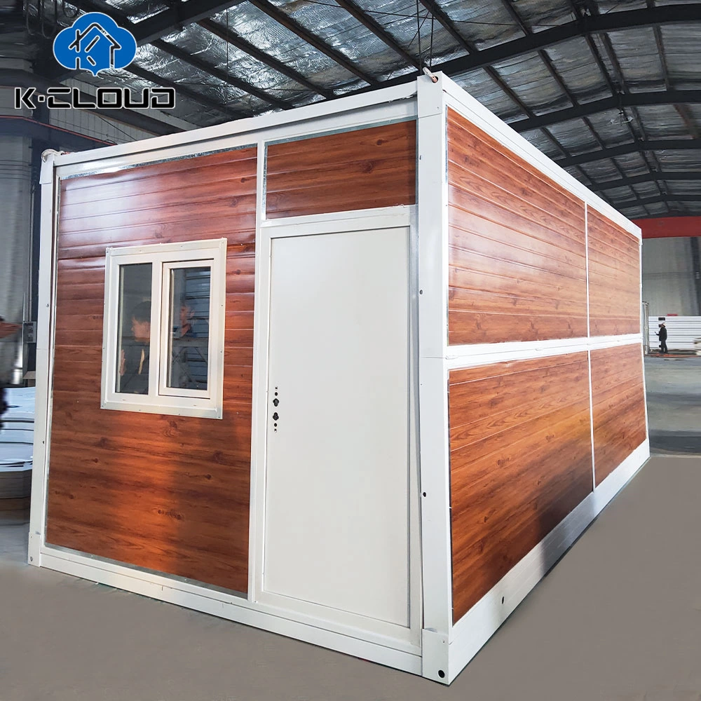 Wholesale Standard Container Prefabricated Folding House Mobile Office Building Hurricane Proof Portable Foldable Home Post-disaster housing