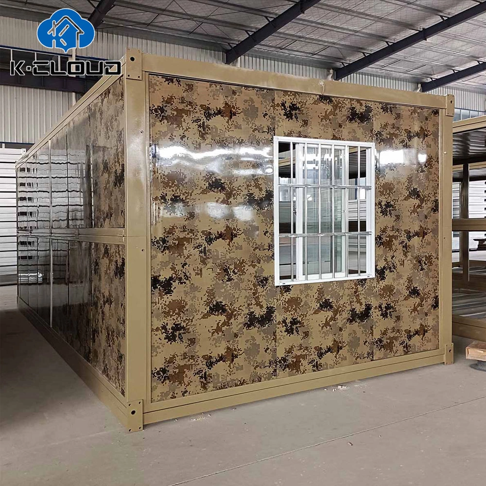 Wholesale Standard Container Prefabricated Folding House Mobile Office Building Hurricane Proof Portable Foldable Home Post-disaster housing