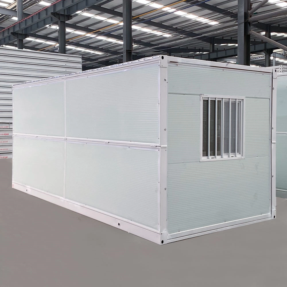 Wholesale Standard Container Prefabricated Folding House Mobile Office Building Hurricane Proof Portable Foldable Home Post-disaster housing