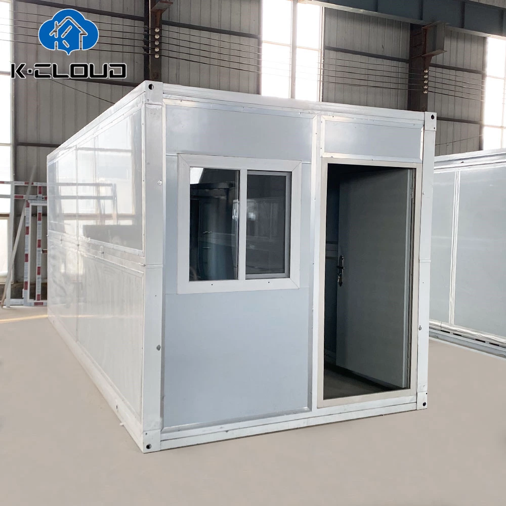 Wholesale Standard Container Prefabricated Folding House Mobile Office Building Hurricane Proof Portable Foldable Home Post-disaster housing