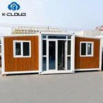 20 ft Wood Grain Expandable Container House